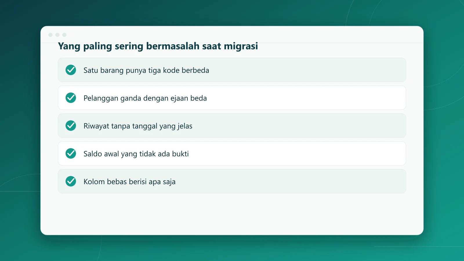 Masalah data yang paling sering muncul saat migrasi ke sistem baru